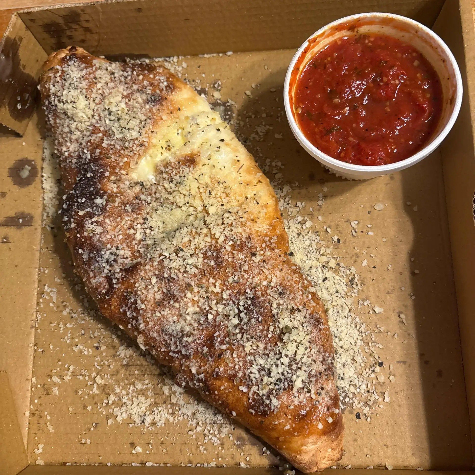 Cheese Calzone.
